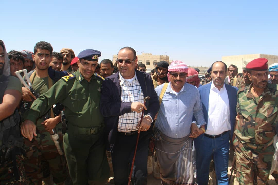 الميسري  والجبواني يصلا عتق لتفقد الأوضاع الخدمية في المحافظة