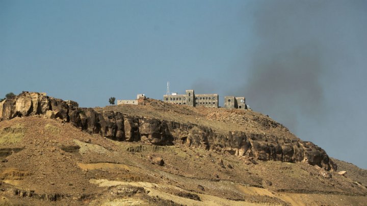 طائرات التحالف تشن غارات جوية مجددا على جبل عيبان جنوب غرب العاصمة صنعاء ومنطقة ذهبان ولا زال التحليق مستمر فوق المدينة