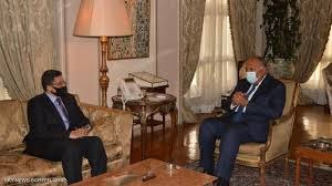 جمهورية مصر تؤكد دعمها للشرعية الدستورية في لقاء مع بن مبارك
