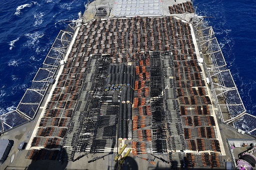 وزارة الدفاع الأمريكية تكشف مصدر سفينة الأسلحة التي تم ضبطها في بحر العرب
