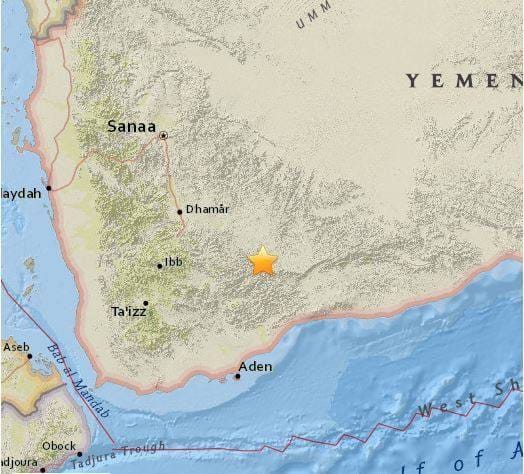 هزة أرضية تضرب حضرموت وتعتبر الثانية خلال شهر