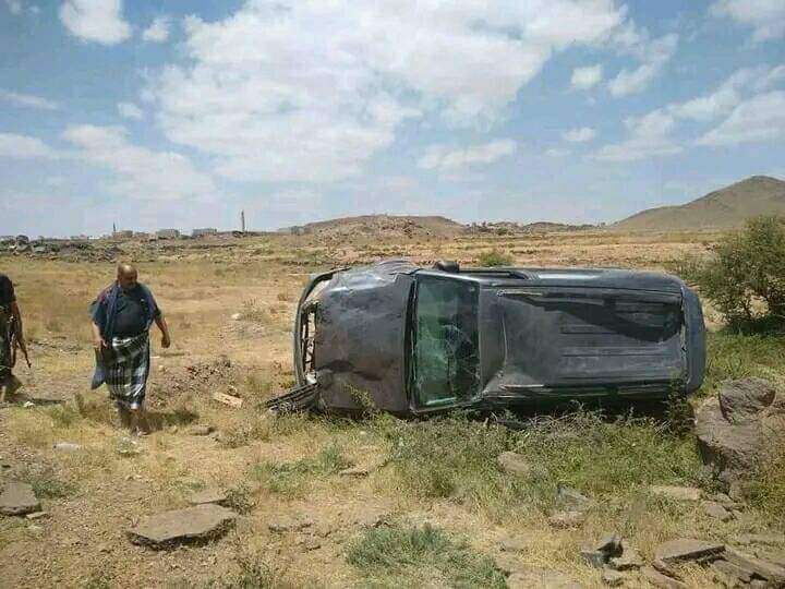تعرض وزير في حكومة الحوثيين لحادث سير مروع