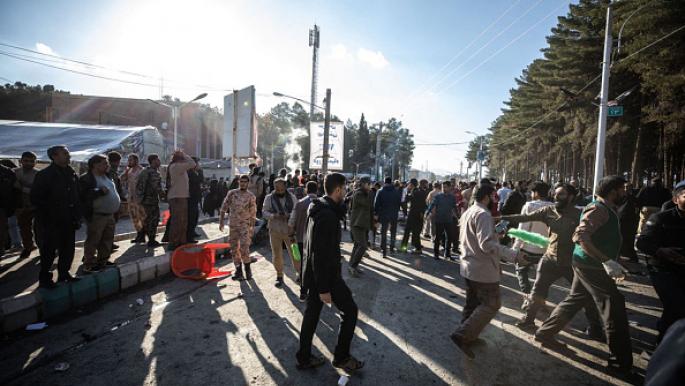 103 قتلى و188 جريحاً في تفجيرات كرمان خلال مراسم ذكرى سليماني في إيران