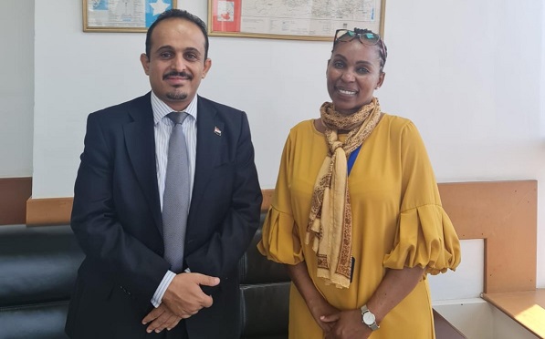 السفير عبد السلام العواضي يبحث مع مسؤولة كينية مستجدات الأوضاع في اليمن